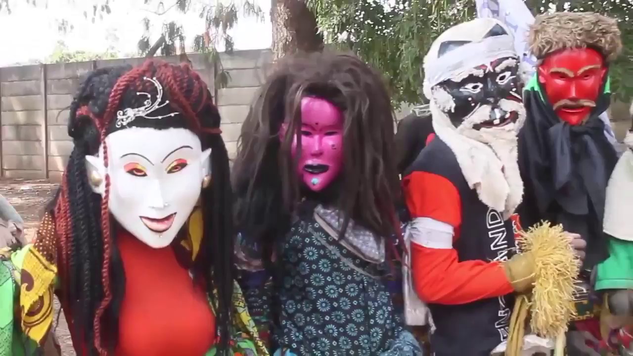 nyau dancers
